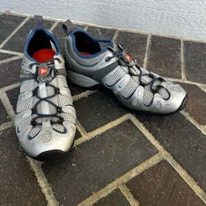 EUC Men’s 8.5 Merrell Chameleon Hex Sport Silver Hiking Shoes
